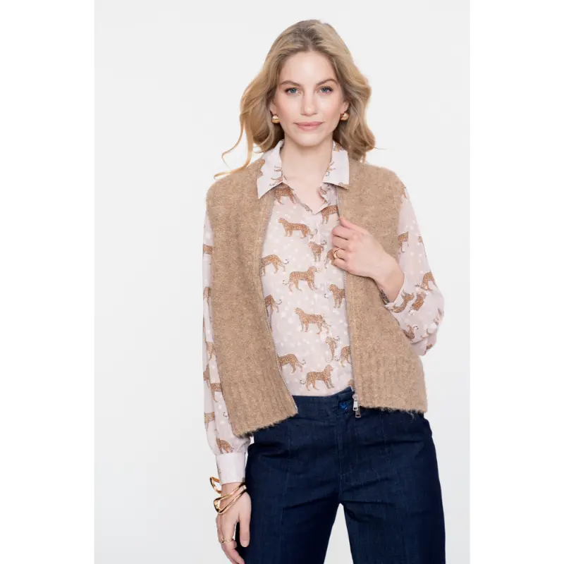 Geisha Vest 54574-29 Beige