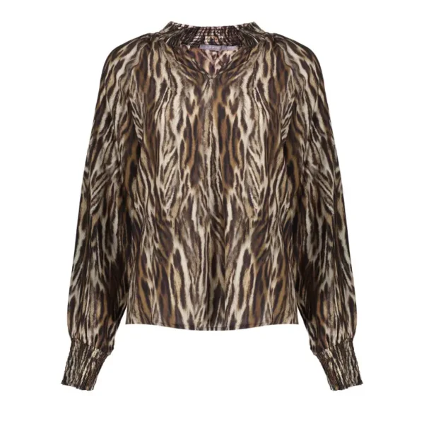 Geisha-Fashi_winter-2025_735_53646-20_2 Geisha Blouse 53646-20 Beige/Bruin Dessin