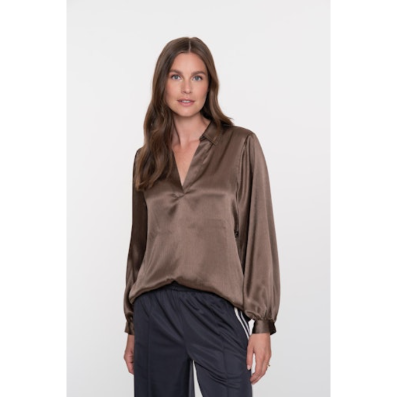 Geisha Blouse 53860-14 Bruin