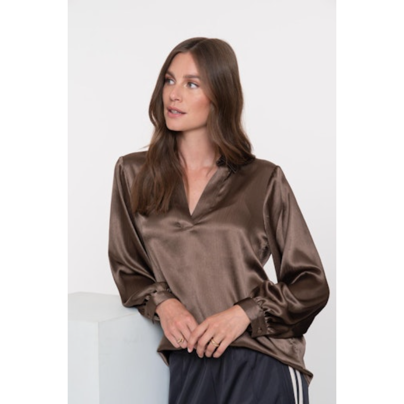 Geisha Blouse 53860-14 Bruin
