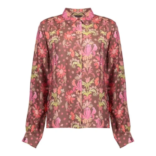 Geisha Blouse 53938-20 Rood Dessin