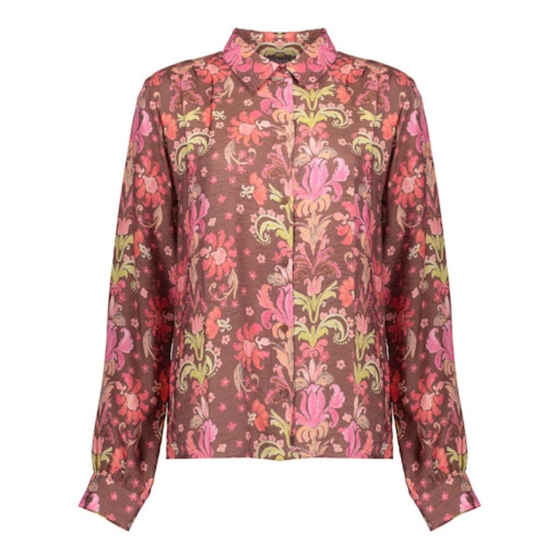 Geisha Blouse 53938-20 Rood Dessin