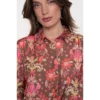 Geisha Blouse 53938-20 Rood Dessin