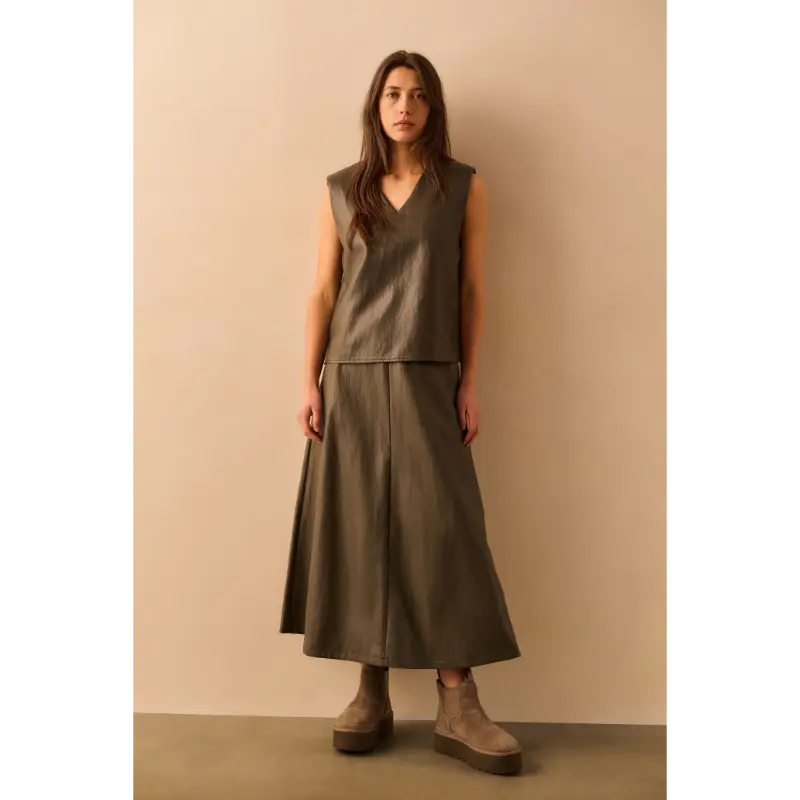 Yaya Rok 01-409085-510 99033 Taupe