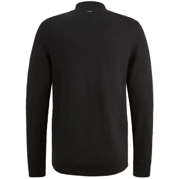 VKW2510340-9141_back Vanguard Trui Mockneck VKW2510340 9141 Black Beauty