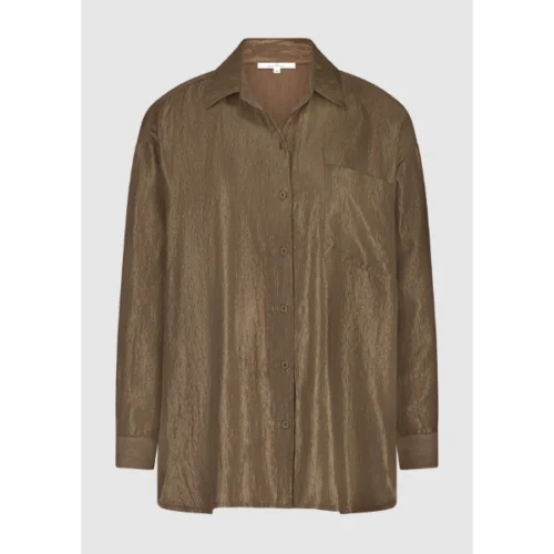 W25_27 Devin Circle of Trust Blouse Devin w25_27 Mocha