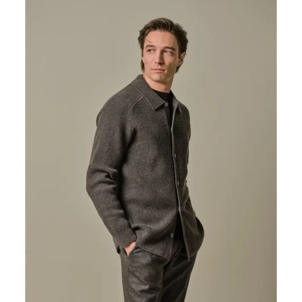 Profuomo Luxury Overshirt PPWF30006b h1 Brown