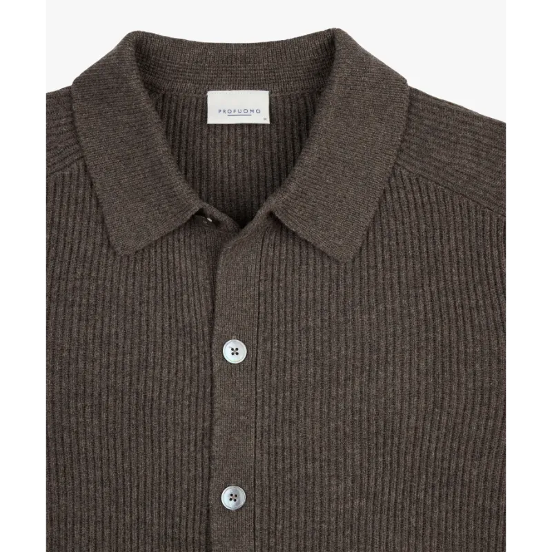 Profuomo Luxury Overshirt PPWF30006b h1 Brown