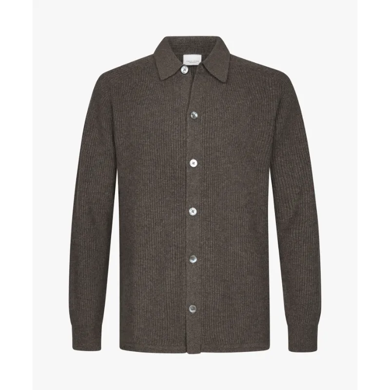 Profuomo Luxury Overshirt PPWF30006b h1 Brown