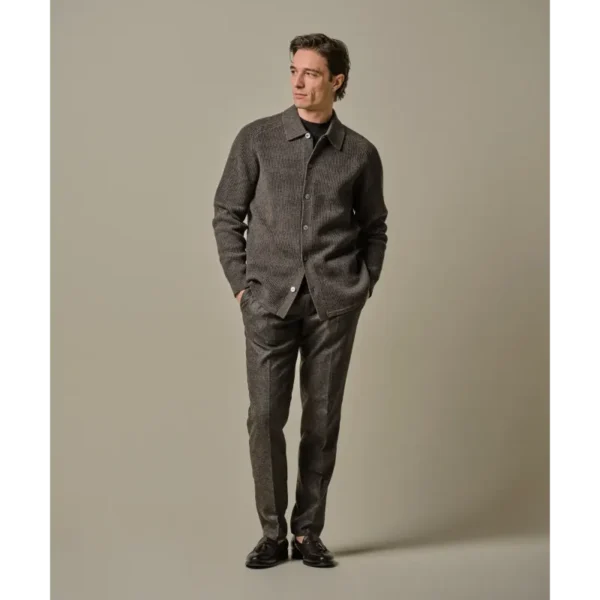 Profuomo Luxury Overshirt PPWF30006b h1 Brown