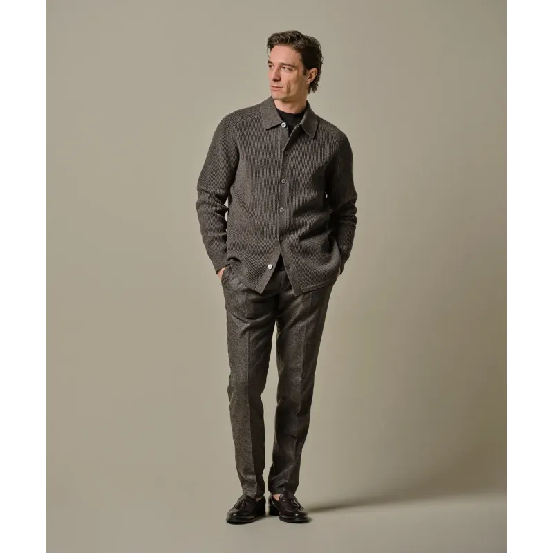 Profuomo Luxury Overshirt PPWF30006b h1 Brown