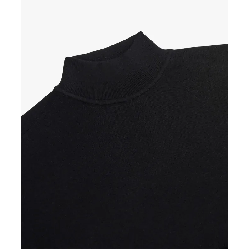 zwarte-merino-mockneck (3) Profuomo Coltrui PPWJ30004g Zwart