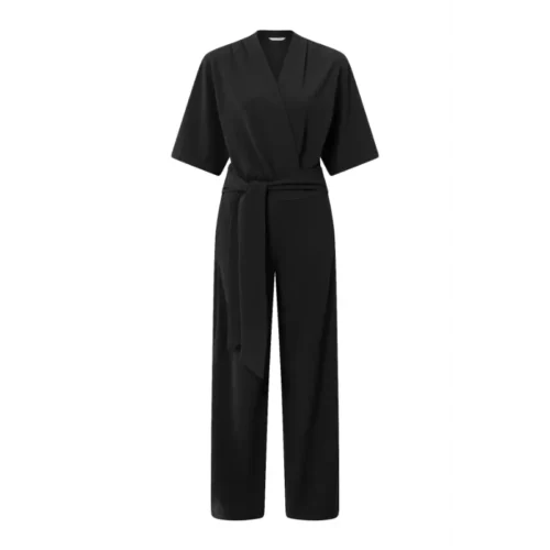 01-349023-511_00001 Yaya Jumpsuit 01-349023-511 Zwart