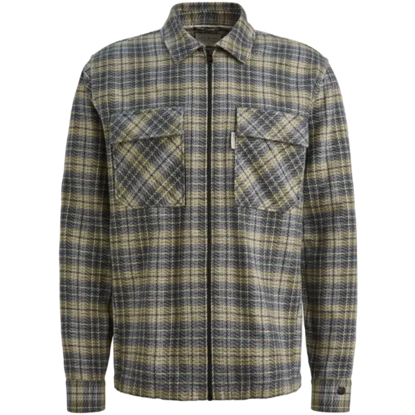 CSI2511272-5277_front Cast Iron Overshirt CSI2511272 5277 Grijs