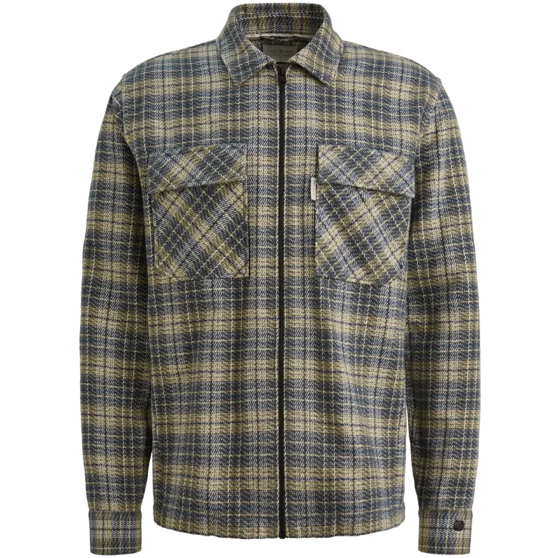 CSI2511272-5277_front Cast Iron Overshirt CSI2511272 5277 Grijs