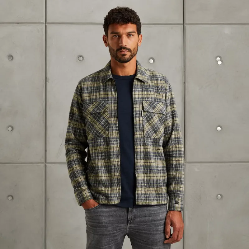 CSI2511272-5277_model_1 Cast Iron Overshirt CSI2511272 5277 Grijs