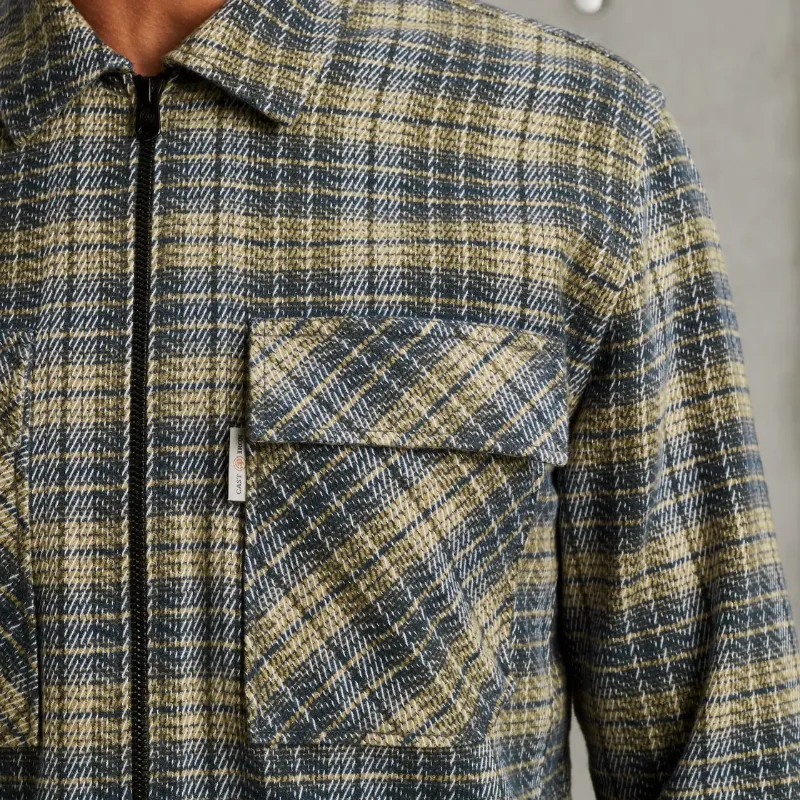 CSI2511272-5277_model_4 Cast Iron Overshirt CSI2511272 5277 Grijs