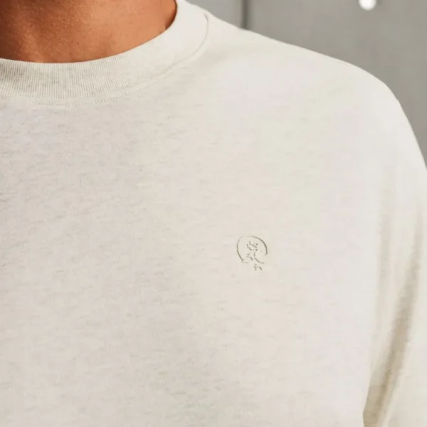 CTSS2511573-910_model_4 Cast Iron T-Shirt CTSS2511573 910 Off-White