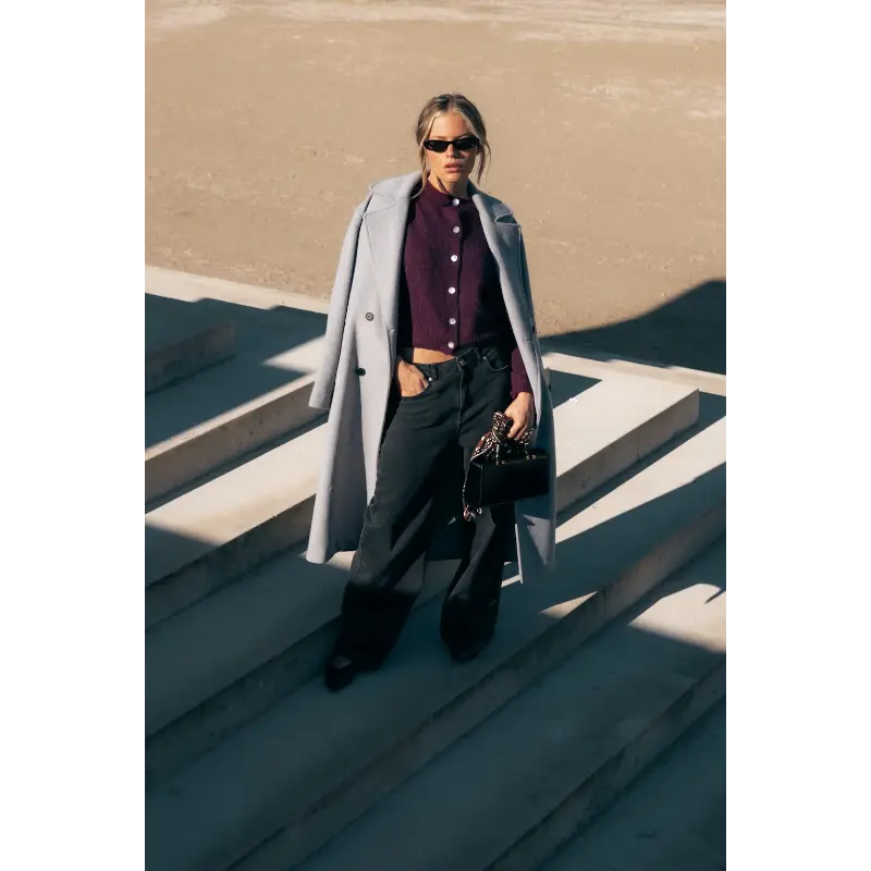 Colourful-Re_AutumnWinter-2025_213_WO115069_3 Colourful Rebel Jas Zania WO115069 213 Light Grey