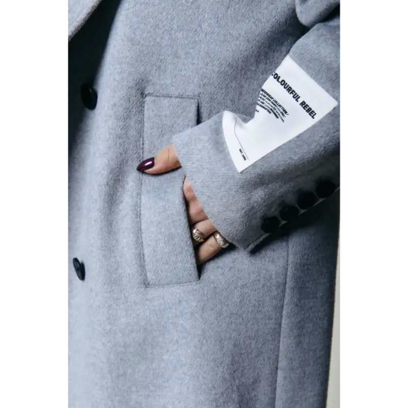 Colourful-Re_AutumnWinter-2025_213_WO115069_6 Colourful Rebel Jas Zania WO115069 213 Light Grey
