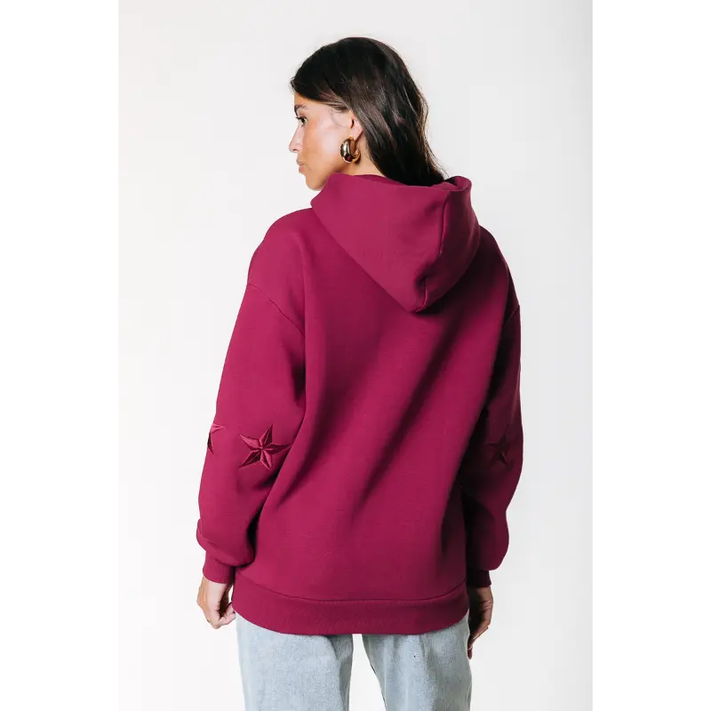Colourful Rebel Sweater WH117092 609 Bordeaux