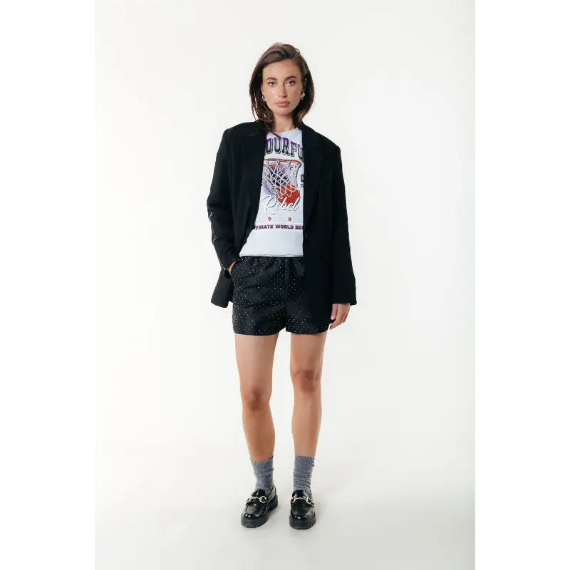 Colourful-Re_High-Winter-2025_200_WS117052 Colourful Rebel Short Florence WS117052 200 Black