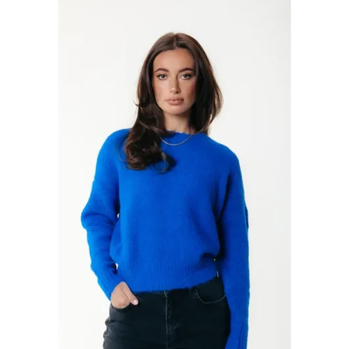 Colourful Rebel Trui Olivia WK117221 507 Deep Blue