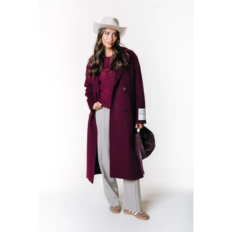 Colourful Rebel Sweater WK117228 609 Bordeaux