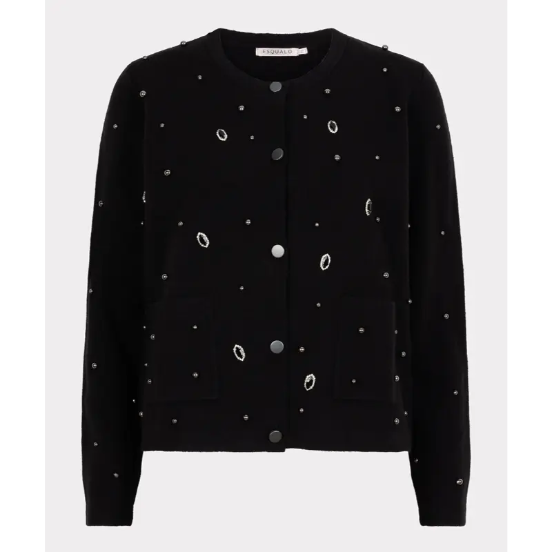 EsQualo_2025-High-Winter_000_W25.07702 Esqualo Vest w25.07702 Zwart