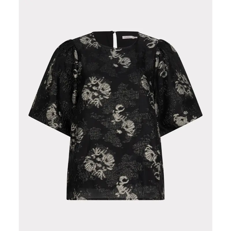 EsQualo_2025-High-Winter_000_W25.09701 Esqualo Top w25.09701 Zwart