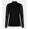 EsQualo_2025-High-Winter_000_W25.30713 Esqualo Top w25.30713 Zwart