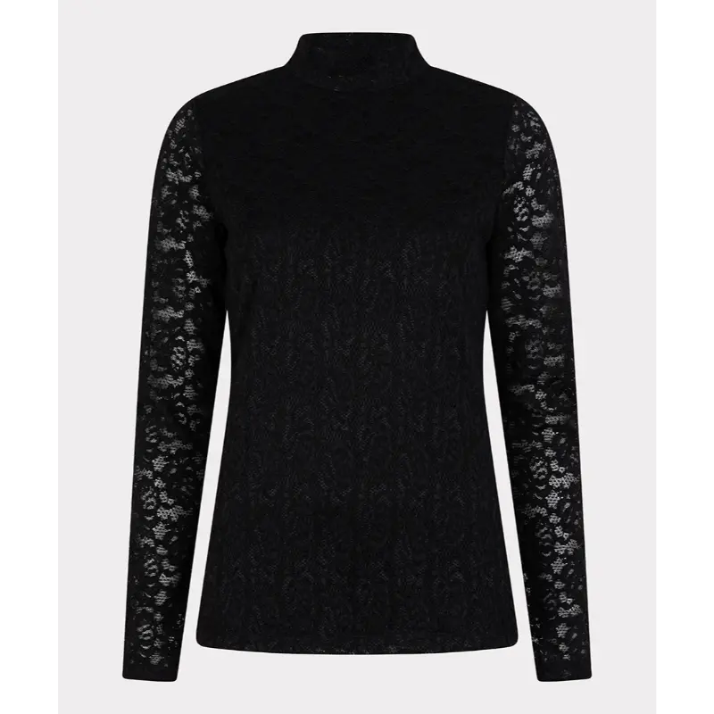 EsQualo_2025-High-Winter_000_W25.30713 Esqualo Top w25.30713 Zwart