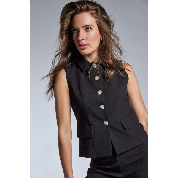 Freebird-Ico_fall_winter_2025_medium_Phileine_Pants_Black_Gijsje_Top_Black_a Freebird Gilet Gijsje Zwart