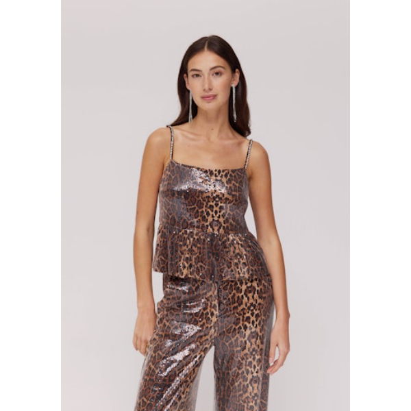 Harper & Yve Top Day Dw25p410 Leopard