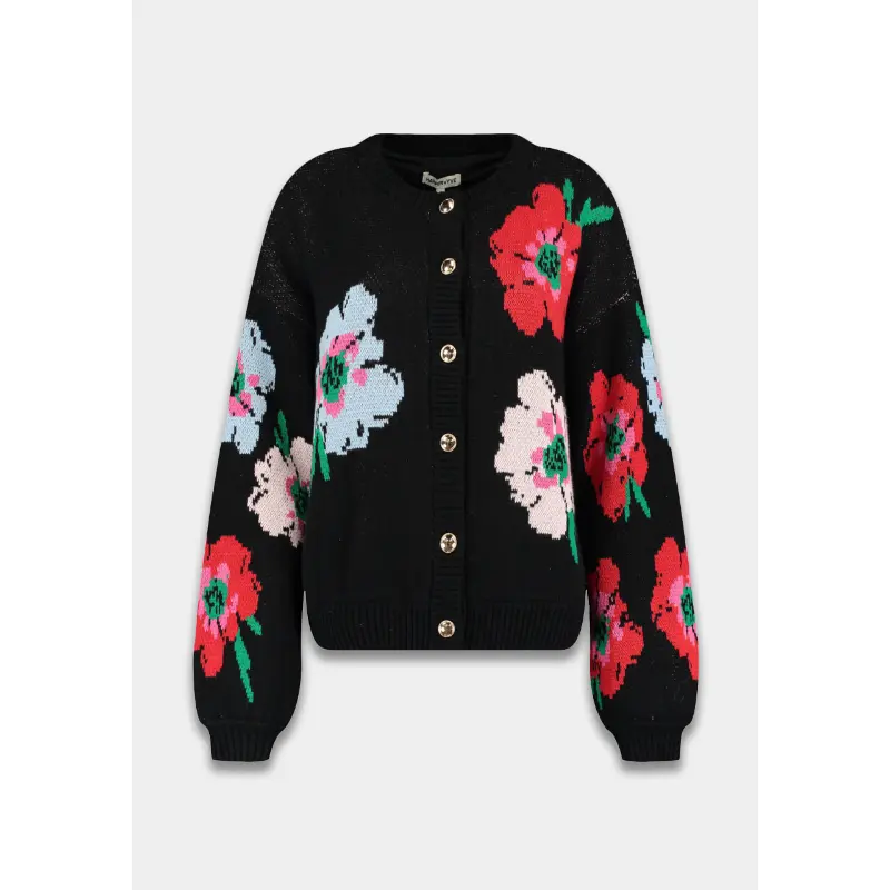 Harper-&-Yve_Deep-Winter-2025_1267_DW25W810 Harper & Yve Vest Jazz DW25W810 1267 Multi Flower