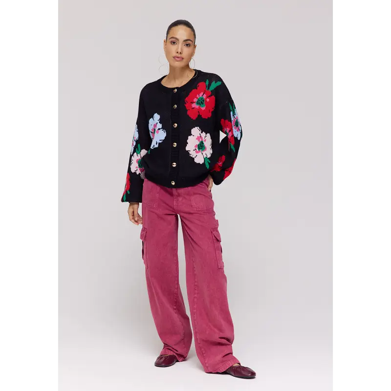 Harper-&-Yve_Deep-Winter-2025_1267_DW25W810_3 Harper & Yve Vest Jazz DW25W810 1267 Multi Flower