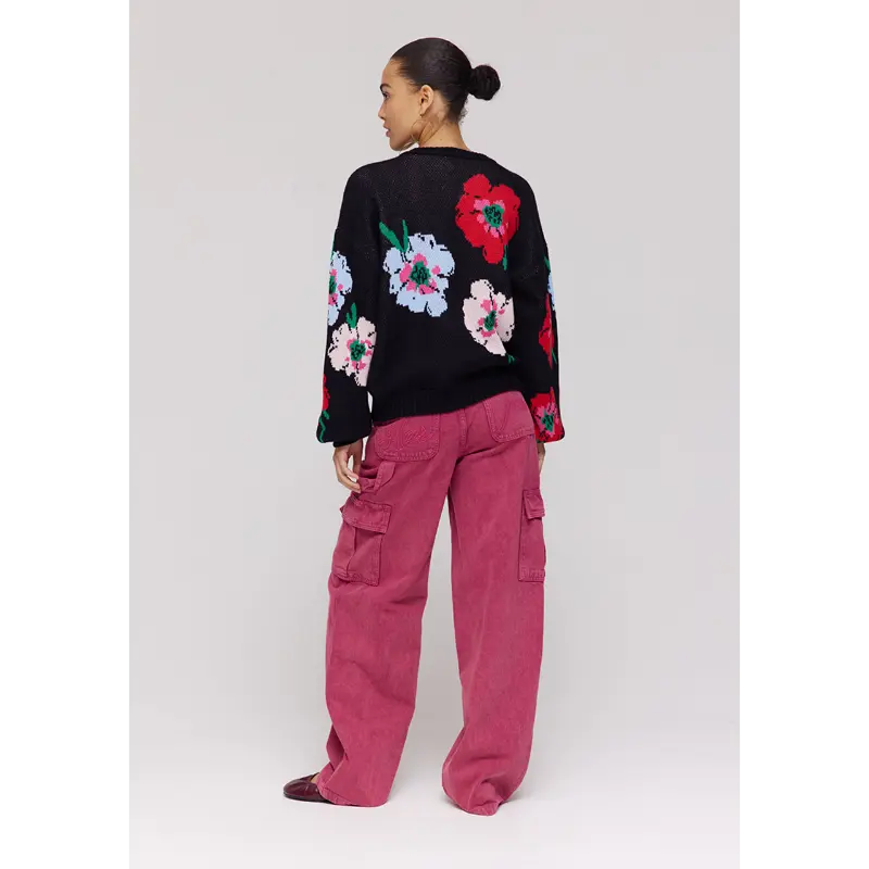 Harper-&-Yve_Deep-Winter-2025_1267_DW25W810_5 Harper & Yve Vest Jazz DW25W810 1267 Multi Flower