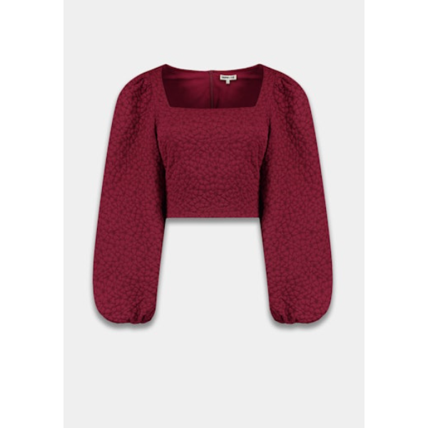 Harper-&-Yve_Deep-Winter-2025_324_DW25P619 Harper & Yve Top Sisi Dw25p619 Rood
