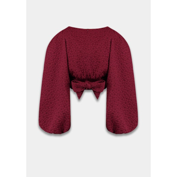 Harper-&-Yve_Deep-Winter-2025_324_DW25P619_2 Harper & Yve Top Sisi Dw25p619 Rood