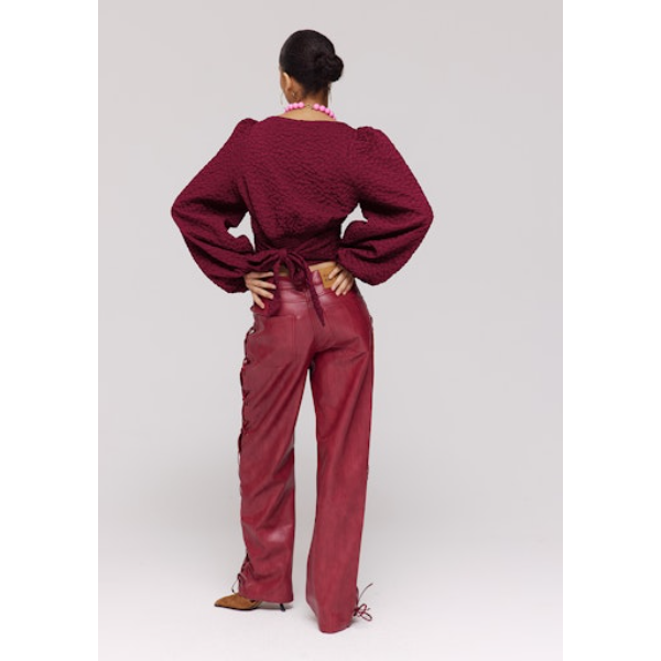 Harper-&-Yve_Deep-Winter-2025_324_DW25P619_6 Harper & Yve Top Sisi Dw25p619 Rood