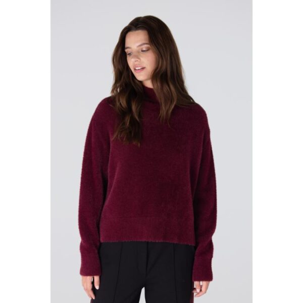 Jansen Amsterdam Trui Calla Dark Red