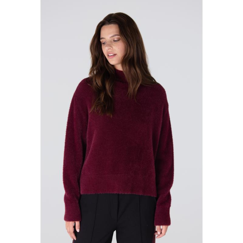 Jansen Amsterdam Trui Calla Dark Red