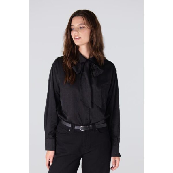 Jansen Amsterdam Blouse Ess Zwart