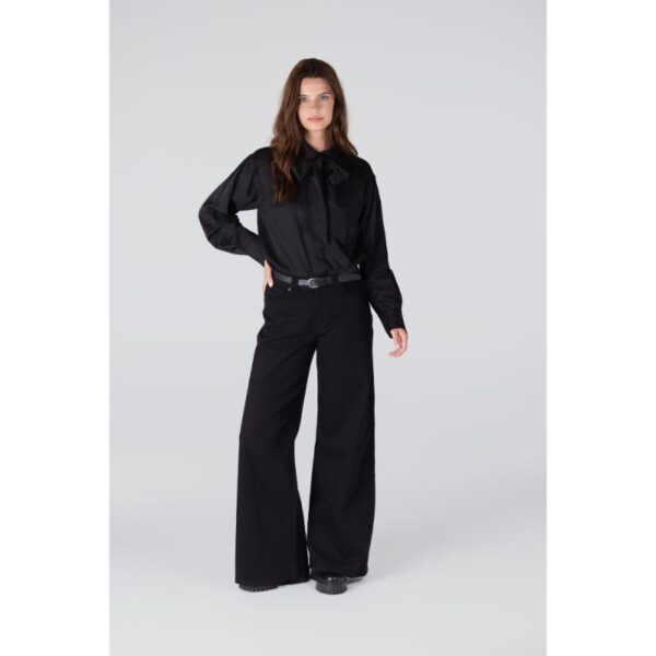 Jansen Amsterdam Blouse Ess Zwart