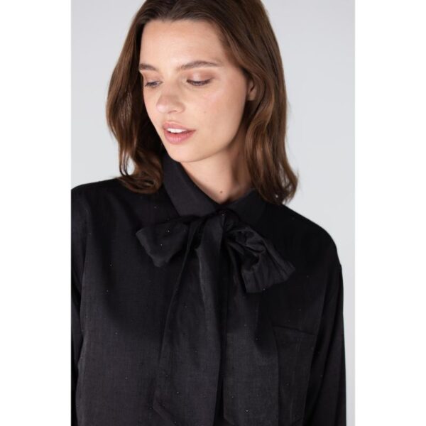 Jansen Amsterdam Blouse Ess Zwart