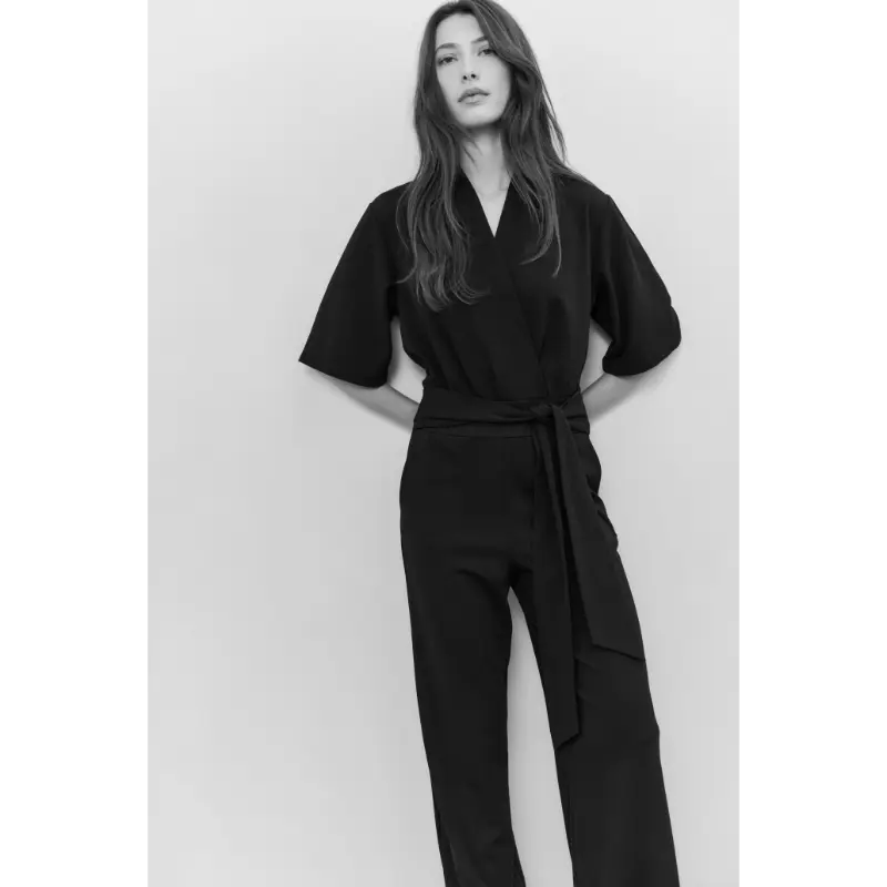 L_25W_01-349023-511_00001-040-69788 Yaya Jumpsuit 01-349023-511 Zwart