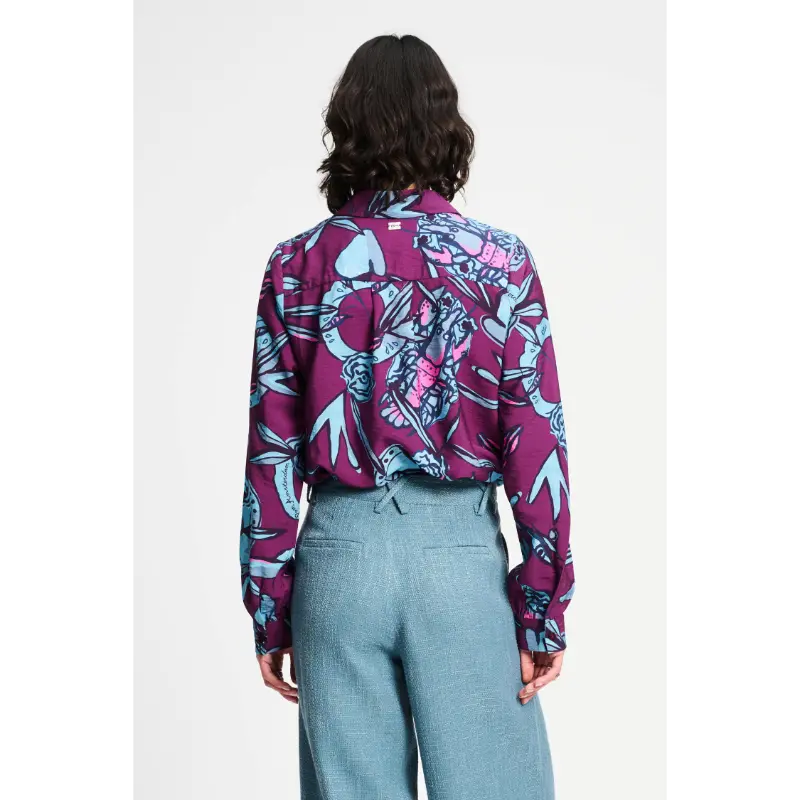 POM Amsterdam Blouse Mila SP9340 600 Purple