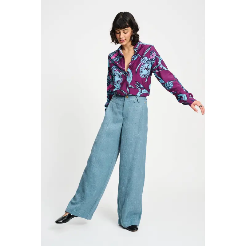 POM Amsterdam Blouse Mila SP9340 600 Purple