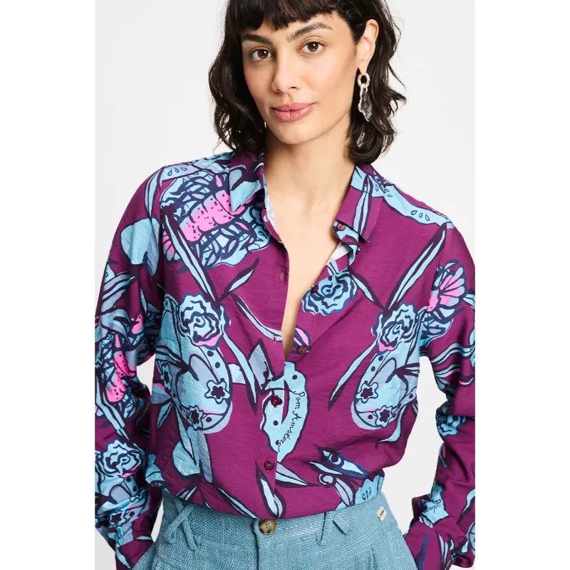 POM Amsterdam Blouse Mila SP9340 600 Purple