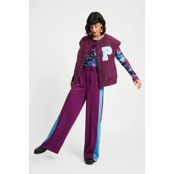 POM-Amsterda_FW2526_600_SP9367_3 POM Amsterdam Teddy Gilet SP9367 600 Purple